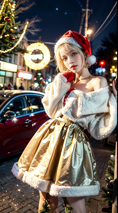 (Ultra-detailed eyes), (((Textile shading))), (((Best quality at best))), (((Car side))), (((super-detailed CG))), Savage girlfriend, (((magical little girl))), (small), (smallunderboob), Blonde hair, Blonde hair, Blonde hair, Pin the mood, ((short detaile...