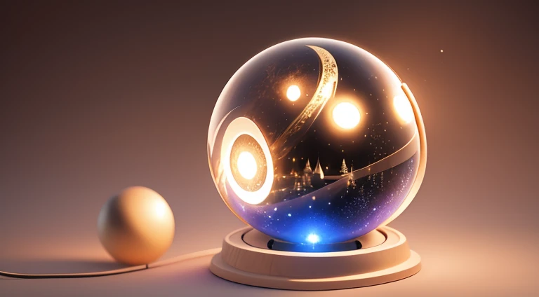 Glowing magic ball