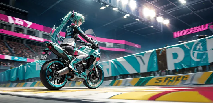 Hatsune Miku racing