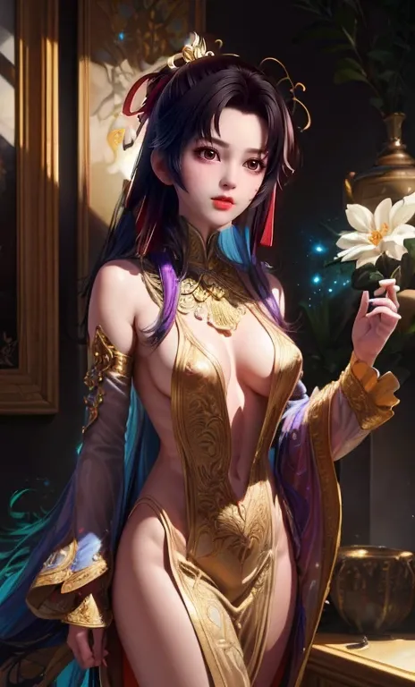 (masterpiece:1.6, best quality), (finely detailed beautiful eyes: 1.2), (extremely detailed CG unity 8k wallpaper, masterpiece, ultra-detailed, best shadow), (detailed background), (beautiful detailed face, beautiful detailed eyes), High contrast, (best il...