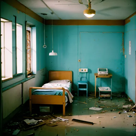 Closed 30 years ago、A room in a hospital that is currently in ruins