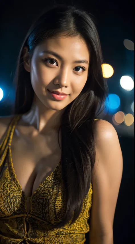 highest quality, epic realistic, ((in the pitch black darkness :1.4)), ((portrait:1.5)),(background: dark ) high contrast ,glorious picture, lowest lux, lighting face, shes comfortable, wearing nothing,  , looks incredible, (8k, Raw photo, Highest quality)...