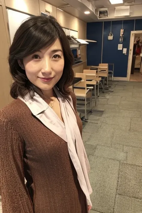 A Japanese Lady　age 30s　realisitic　selfee　Plain clothe