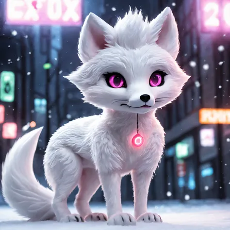 white fox, a pink eyes, Tattoos are, Tattoos are, Short hair details, black hair color hair, gentleman&#39;Sweaters, Lesbian, Bisexual males, hairy pubic hair, nightcity, glowing light eyes, no feeling, Long tail, collars, tmasterpiece, puppet, batwings, t...