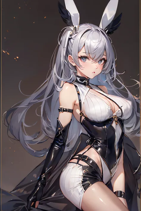 bunnygirl、parfect anatomy、One lady、Black costume、Black stockings、Attractive butt、T-back buttocks、、Dim lighting、Natural look、Bewitching room、eroticism、top-quality、top-quality、masuter piece:1.3、High quality detailing、８ｋ