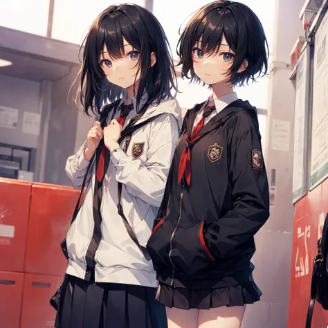 ultra best quality, Ultra-detailed, anime moe art style,Best Anime 8K Konachan Wallpapers,Pixiv Contest Winner,Perfect Anatomy, BREAK,(Draw a girl sleepily walking to school. ),BREAK, 1girl in, (Solo,Lori,child,13years:1.3),a junior high school student, An...