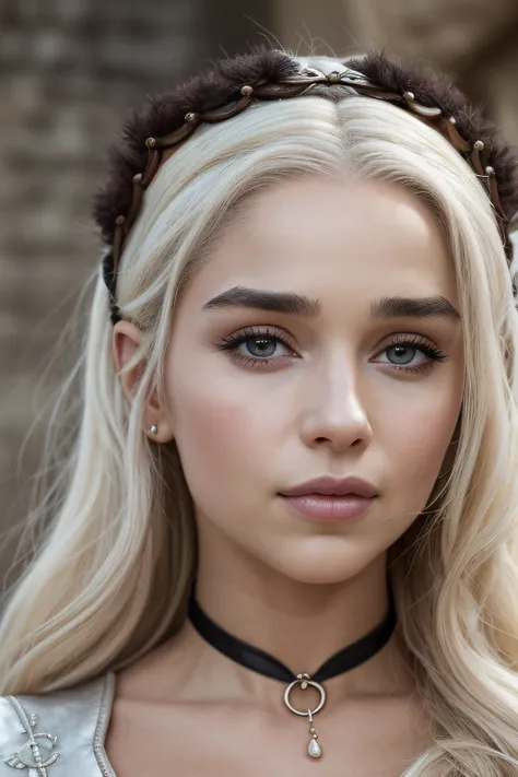 female dressed as daenerys targaryen, gorgeous, attractive, flirting, (((full body visible in costume))), looking at viewer, portrait, photography, detailed skin, realistic, photo-realistic, 8k, highly detailed, full length frame, High detail RAW color art...