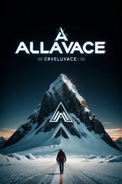 Design a logo where the letter "A" is prominently featured, amplified with bold and dynamic styling to symbolize the energetic sound of your rock band, Avalanche.