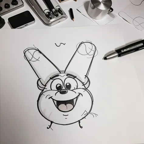 Make me a cool wallpaper with goofy drawings