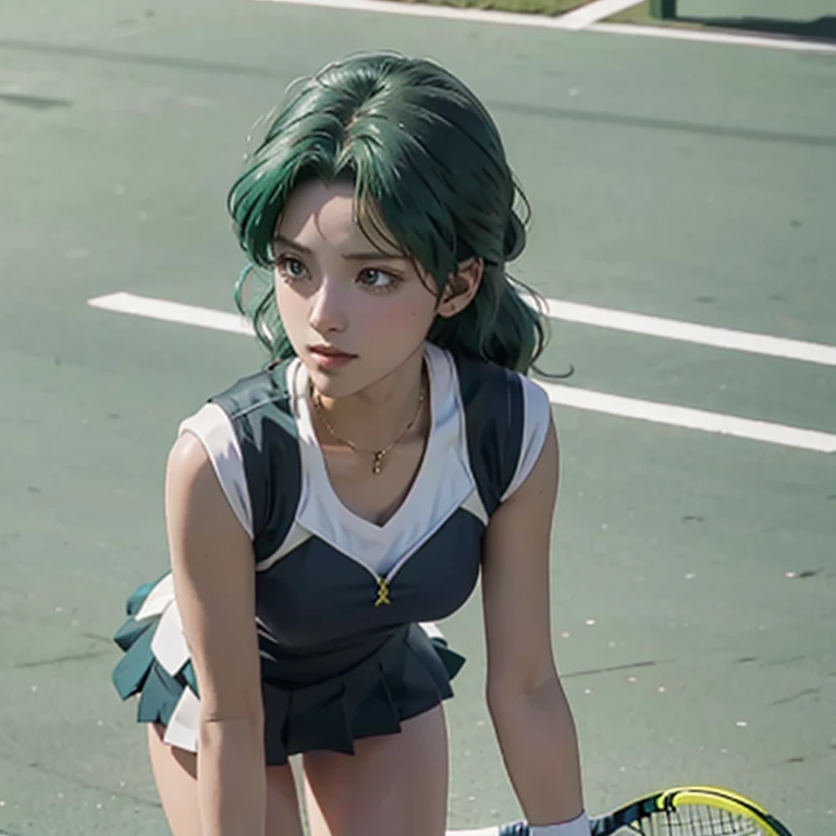 Sailor Neptune as tennis player