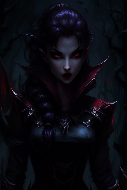 vampire girl , masterpiece, ,(独奏:1.1), a perfect face, (vivid lighting:1.2),beautiful detail eyes, extremely detailed face, perf...