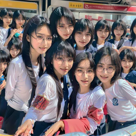 raw photo、(((multiple girls))),((((6+girls)))),((((1000girls)))),(((10000girls)))、(((crowd shot))),((a baby face)),(((adhesion))...