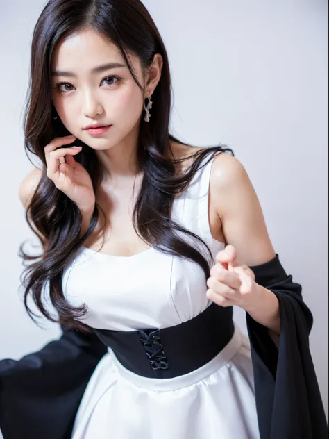 40 years、arafed asian woman in a maid outfit posing for a picture, japanese maid cafe, gorgeous maid, maid clothes, wearing a maid outfit, anime girls in maid costumes,  cat boy&#39;S! maid! Dress, maid, maid dress, shikamimi, narumi kakinouchi, Lori, saki...