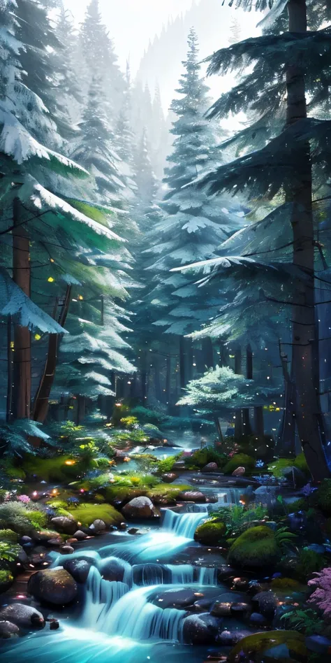 Cute miniature style forest with small trees and small rivers from isometric perspective, masterpiece, top quality, highly detailed CG Unity 8K wallpapers, oil paintings, award-winning photos, bokeh, depth of field, HDR, bloom, chromatic aberration, photor...