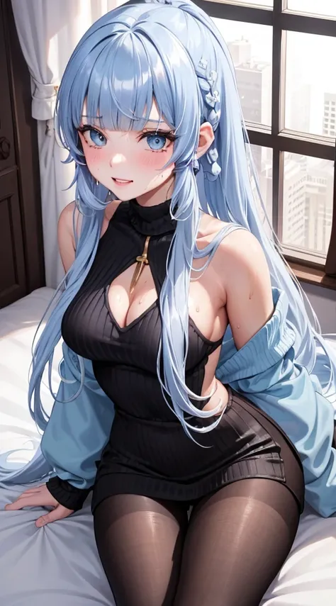 Character Details:, - Gender: 1 Girl. - Style: Anime, - Body Type: Attractive body, slim body, nice legs, slim tights, nice arms, nice shoulders. - Breast: (Small Breast:1.1), (Cleavage), (Nipple). - Facial Feature: Beautiful, Gorgeous, Teenager, Fresh, Yo...