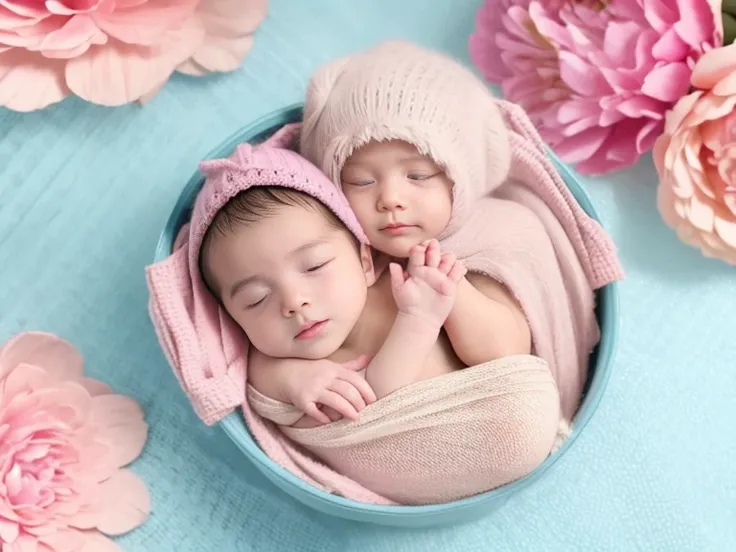 closeup of hands，Newborn baby&#39;s hand