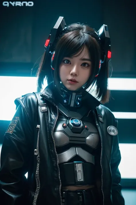 A cute puppy made of metal, droid, cyber punk style, ((Complicated details)), HighDynamicRange, ((Complicated details, 超詳細)), Cinema lenses, vignet