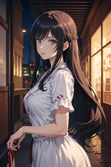 (best quality,4k,8k,highres,masterpiece:1.2),ultra-detailed,(realistic,photorealistic,photo-realistic:1.37),dark,night scene,beautiful detailed eyes,beautiful detailed lips,extremely detailed eyes and face,longeyelashes,anime style,scene from an animated m...