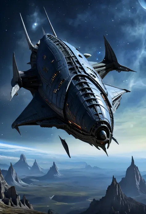 medieval alien spaceship