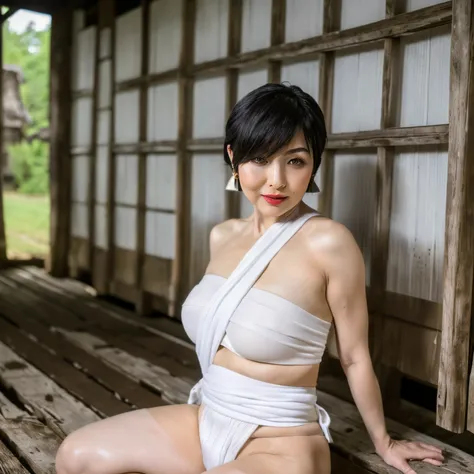 (masterpiece:1.1, best quality:1.1, 16k hdr, high resolution), (1girl in, solo), (ultra sexy and beautiful japanese woman, matur...