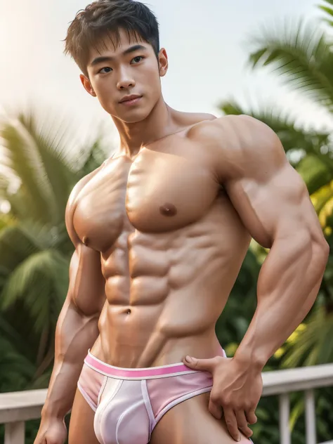 1boy, vietnamese male, afro-asian, a handsome muscular boy, 15 years old male model, wearing nothing, full naked, posing and flexing, dynamic poses, very beautiful, wide shoulders, narrow waist, puffy chest, pink nipples, sexy and cute, mesomorph body type...