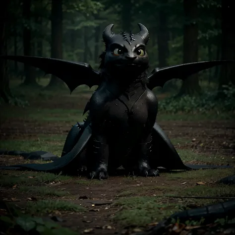 a harry potter version of toothless from how to train your dragon