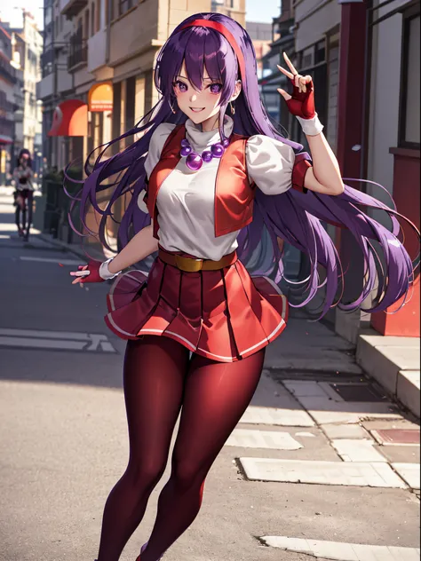 (masterpiece), (best quality), (ultra-detailed), intricate detail, athena97, 1girl, solo, purple eyes, purple hair, long hair, w...