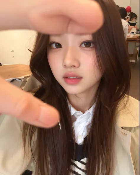 There is a woman who is a face with fingers, Jaeyeon Nam, Bae Suzy, Jinyoung Canela, Heonhwa Choe, Ulzzang, jossi do blackpink, Parque Ji-min, wan adorable korean face, Lee Ji - Eun, Lee Ji-eun, Lalisa Manobal, young adorable korean face, menina coreana