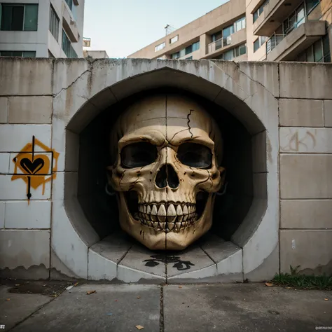 3D graffiti that reads Craking Skullz