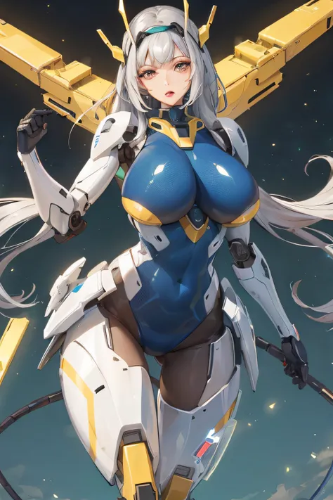 (((​masterpiece)),((top-quality)),细节,1womanl, Mature, realisitic,(机器人_girl,mechs):1.2,ceramic body,Smooth shoulders,Network Background,extreme detailed city,(Translucent body.),Reflex ribs),Thigh_the gap,Detail Face,Small_breasts,long_hair,8K,top-quality,S...