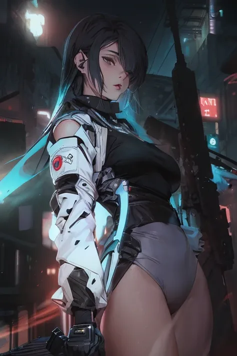 ((La mejor calidad)), ((obra maestra)), (muy detallado:1.3), ...............................................................................................................................................3D, Beautiful (cyberpunk:1.3) Mujer hacker, peinado ...