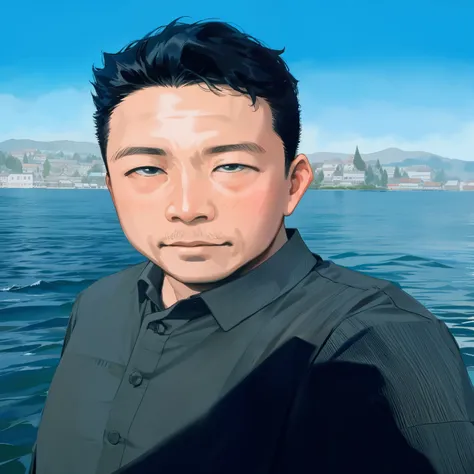 Fed man in black shirt standing on boat in water, Taken in the early 2020s, 4 0 years old man, 38yr, Chen Kexin, 3 6 years old, steve zheng, Zhang&#39;s grandmother, 3 2 - year - old, 45-year-old male, Avatar profile picture, Shaw Peter, jeremy cheung