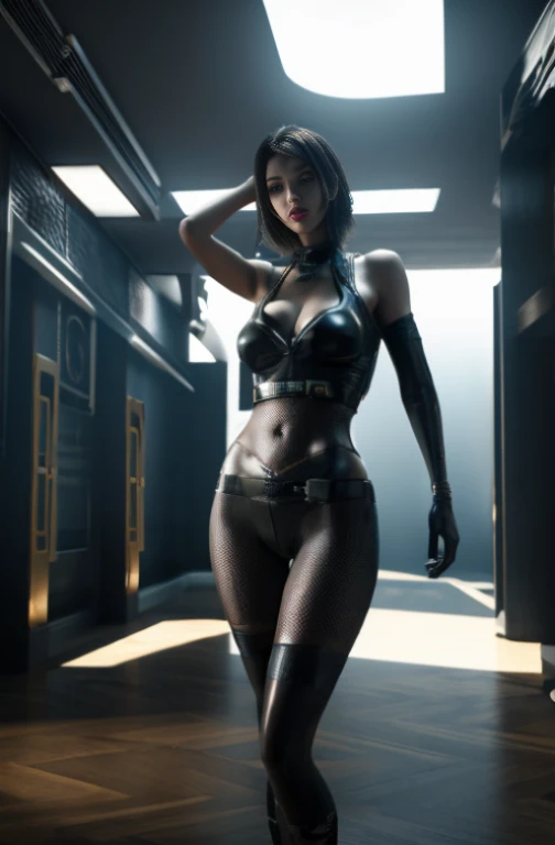 ((Best quality)), ((masterpiece)), (detailed:1.4), 3D, an image of a beautiful cyberpunk female,HDR (High Dynamic Range),Ray Tracing,NVIDIA RTX,Super-Resolution,Unreal 5,Subsurface scattering,PBR Texturing,Post-processing,Anisotropic Filtering,Depth-of-fie...