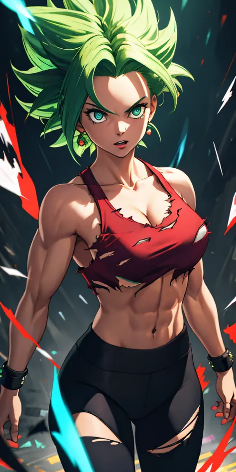 (masterpiece, best quality, ultra-detailed, highres, best illustration), 1girl,cowboy shot of beautiful xyzkefla super saiyan, g...