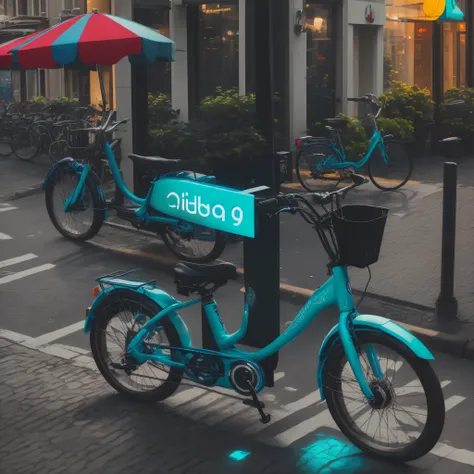 A bike-sharing  with attractive colors in city can be one of the easiest ways to reduce pollution and help the environment. So why do we wait for the future of transportation technology like flying taxis to make a difference?