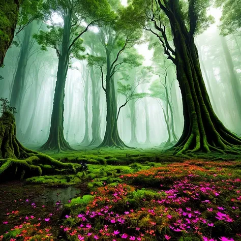 (best quality at best,a high resolution),immensity,aggressive plants,an enchanted forest,enchantedgarden,otherworldly scenes,lus...