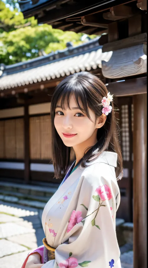 (Kimono)(top-quality,masterpiece:1.3,超A high resolution,),(ultra-detailliert,Beauty face),(Photorealsitic:1.4)Ultra-realistic capture,extremely detailed beautiful face,Details of face,beautiful kimono details,,high-definition16Kfor human skin、 Skin textur...