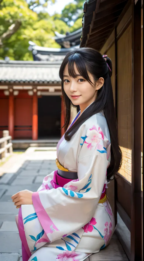 (Kimono)(top-quality,​masterpiece:1.3,超A high resolution,),(ultra-detailliert,Beauty face),(Photorealsitic:1.4)Ultra-realistic capture,extremely detailed beautiful face,Details of face,beautiful kimono details,,high-definition16Kfor human skin、 Skin textur...