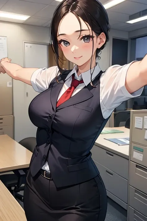 Beautuful Women、34 years old、s Office、Officelady、arms in arms