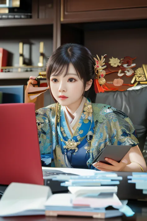 sit at your desk、woman holding laptop and, qiu fang, Chinese woman, author li zhang, xue han, mei-ling zhou, xiaolong wang, Wen Boren, Cover Photo Cuckoo Portrait, xiaofan zhang, Lei Min, song nan li, yun ling, wu liu, pengzhen zhang, an asian woman