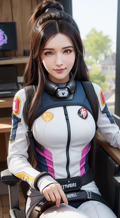 best quality, ultra-high resolution, (fotorealistisch:1.4), 8k resolution, Kizi, (Random hair:1.3), (Realistisches Haar:1.2), (d.especially from Overwatch girls:1.2), (Realistische Augen:1.2), (beauty face:1.3), schlanke Karosserie, white, strahlende Haut,...