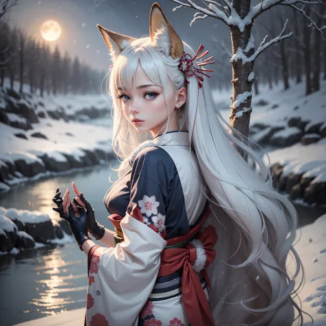 (High detailed CG unity 16k wallpaper:1.1), (noise reduction strength:1.45), (masterpiece:1.37), original, (very fine and beautiful), (perfect details), (unity CG 8k wallpaper:1.05), (beautiful crisp background:1.25), (one pretty girl (2 fox ears:0.9) with...