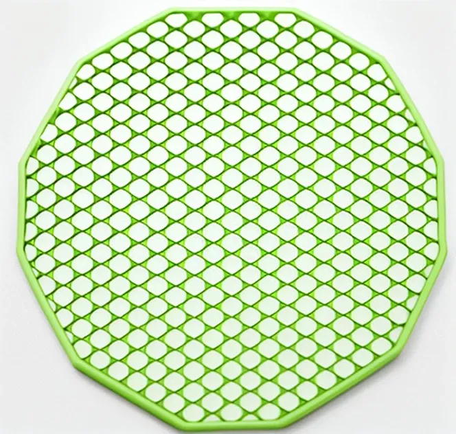 Mat close-up，honeycomb pad, hex mesh, hex mesh, Rubber waffle outsole, uv, 1 0 2 4, The No. 1024, hexagonal shaped, nets, hexagonal mesh fine wire, silicone patch design, wax, green saliva