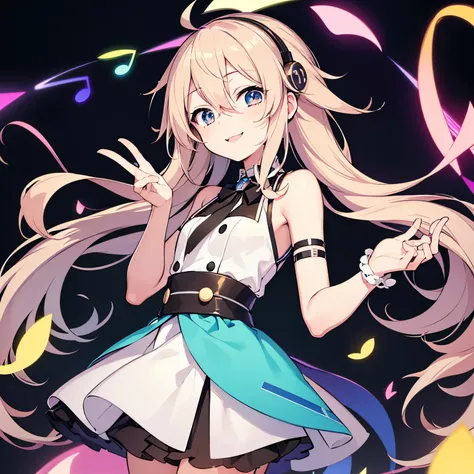 ia(VOCALOID),cute little,Smile、Music Background、musical note