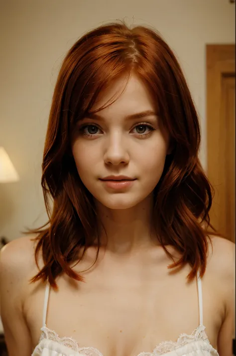 redhead, sweet, young girl with Polish beauty