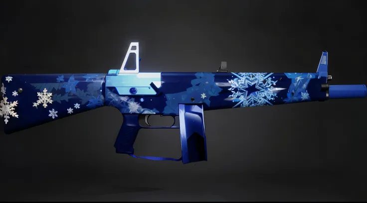 AAA-12 Christmas Blue, gun