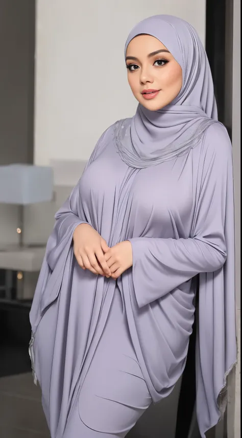 girl, big boobs, grey hijab, long hair, violet, lingerie, lay, handsup, white liquid, young