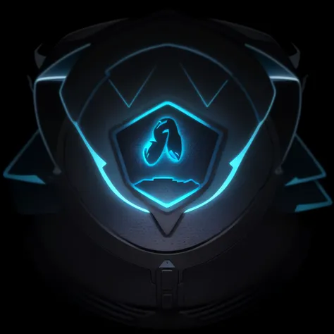 a close up of a black background with a blue and white logo, game icon asset, game icon stylized, affinity photo, icon for an ai app, 🐋 as 🐘 as 🤖 as 👽 as 🐳, alvah angelrune, ability image, unrealengine, apex, in style of apex legends, game asset, discord p...