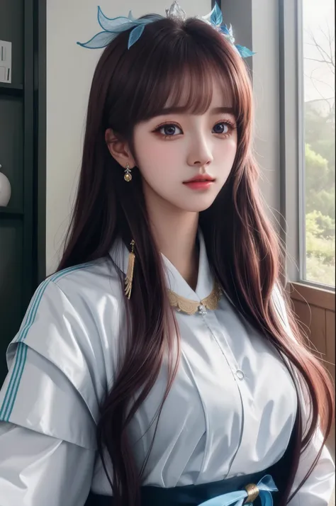 (extremely detailed cg unity 8k wallpaper), the most beautiful artwork in the world, 1girl, upper body,kpop idol, jisoo,