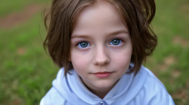 beautiful girl ALIEN CHILD, olhos brilhantes, olhos perfeitos, UFO FROM THE SKY.